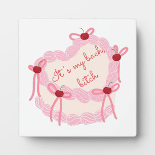 It’s My Bachelorette Coquette Cake Bridal Party Plaque
