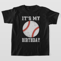 It’s My Birthday Baseball Design