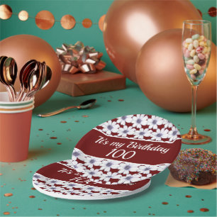 It’s my Birthday Custom Birthday 10 Cm Round Badge Paper Plate