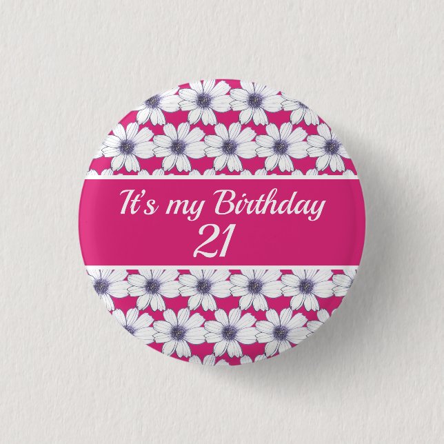 It’s my Birthday Custom Birthday 3 Cm Round Badge (Front)