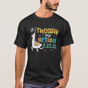It S My Birthday Twosday Tuesday 2 22 22 Feb 2Nd 2 T-Shirt