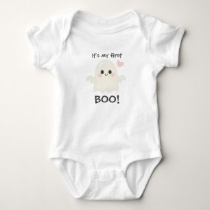 It’s My First Boo Cute Halloween Ghost Baby Bodysuit