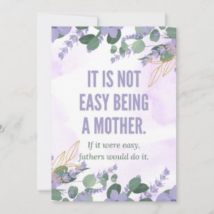 "It’s Not Easy Being a Mother" – The Golden Girls  Invitation