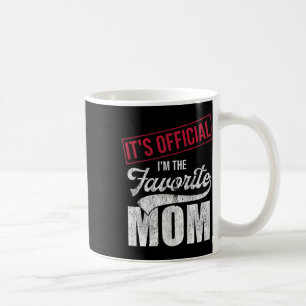 It&#; s Official I&#; m The Favourite Mum Retro Pa Coffee Mug