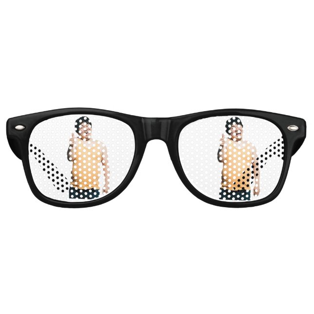 “It’s OK!” Party Glasses – Fun Perforated Lens Sha (Front)