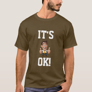 “It’s OK!” Thumbs Up Cartoon T-Shirt