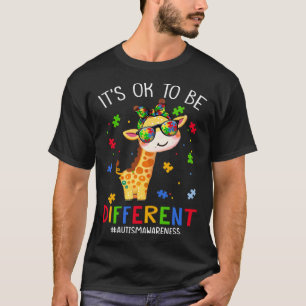 It s Ok To Be Different Autism Awareness Adorable T-Shirt