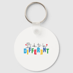 It’s Ok To Be Different Autism Awareness Inclusion Key Ring