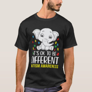 It s Ok to Be Different Autism Awareness Puzzle El T-Shirt