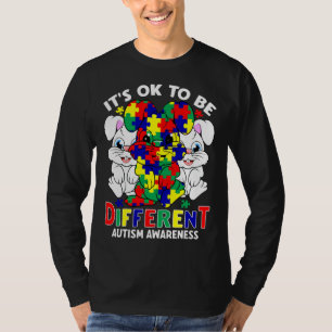 It S Ok To Be Different Autism Awareness Puzzle T-Shirt