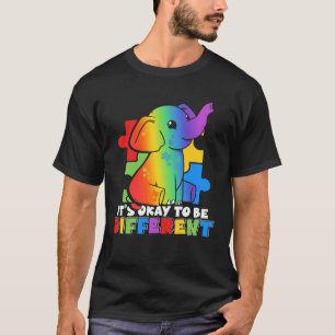 It s Okay To Be Different Animal Autism Awareness T-Shirt