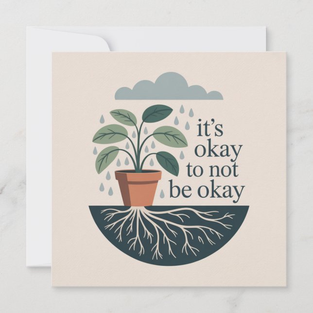 It’s Okay To Not Be Okay Card (Front)
