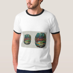 It’s Over 9000! is a high-energy t-shirt design