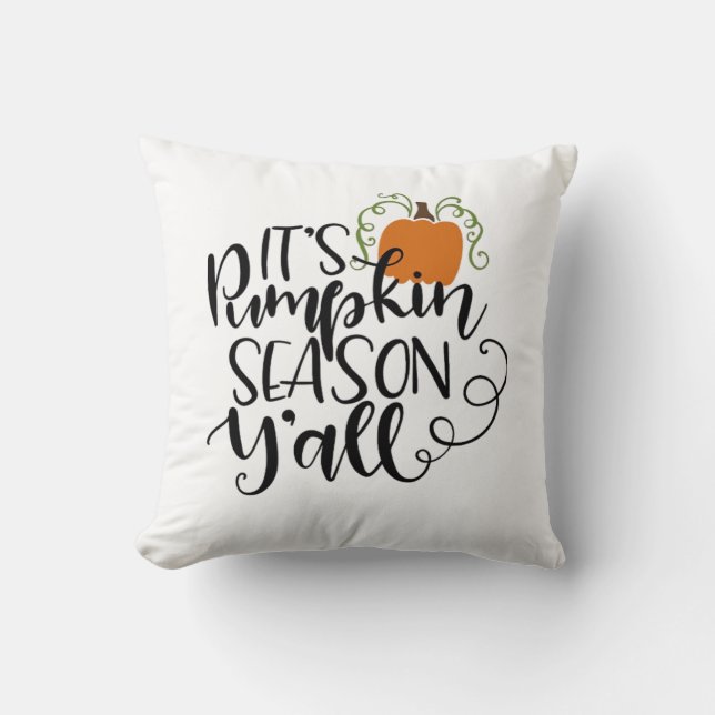 It’s Pumpkin Season Y’all Cushion (Front)