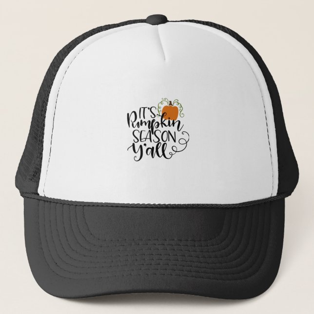 It’s Pumpkin Season Y’all Trucker Hat (Front)