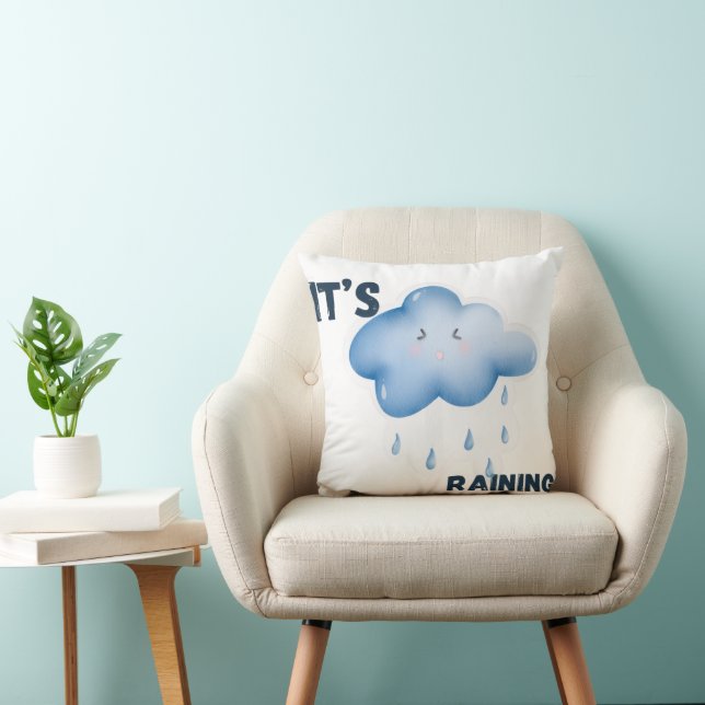 It’s Raining Aesthetic Weather  Cushion (Chair)