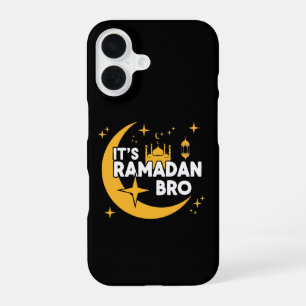 It’s Ramadan Bro Happy Fasting Islamic Crescent iPhone 16 Case