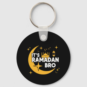 It’s Ramadan Bro Happy Fasting Islamic Crescent  Key Ring