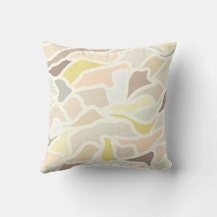 It’s So Ivory Geometric Abstract Pattern Cushion
