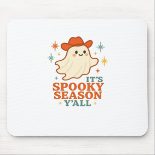 It’s Spooky Season Y’all Cowboy Boo Mouse Pad