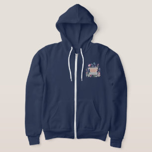 It’s The Heart That Opens The Gates, Floral Garden Hoodie