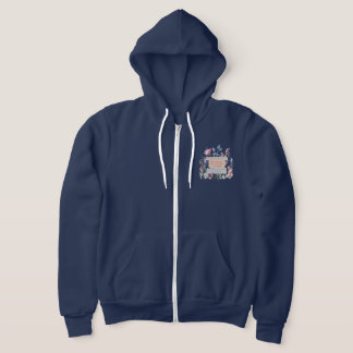 It’s The Heart That Opens The Gates, Floral Garden Hoodie