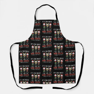 It’s the Most Wine-Derful Time of the Year Xmas Apron