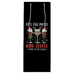 It’s the Most Wine-Derful Time of the Year Xmas Wine Gift Bag