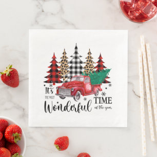 It’s the Most Wonderful Time of the Year Keepsake  Napkin