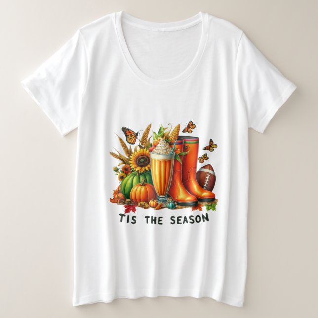 It’s the Season  Plus Size T-Shirt (Design Front)
