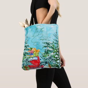 It’s the Season! Watercolor Painting Tote Bag