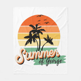 It s The Summer Of George Fleece Blanket