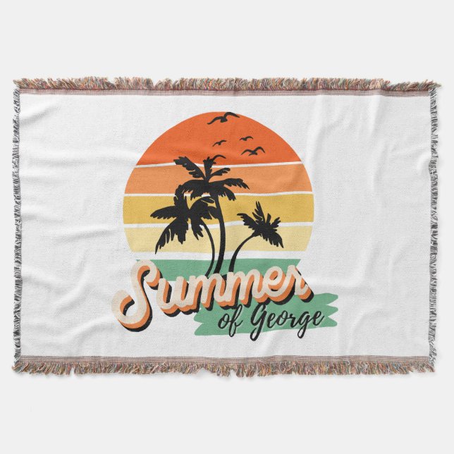 It s The Summer Of George Throw Blanket (Front)