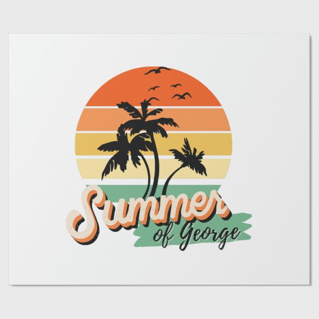 It s The Summer Of George Wrapping Paper (Flat)
