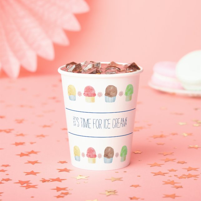 It’s Time For Ice Cream Paper cup (Insitu)
