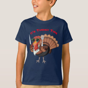 It’s Turkey Time Boy T-Shirt 