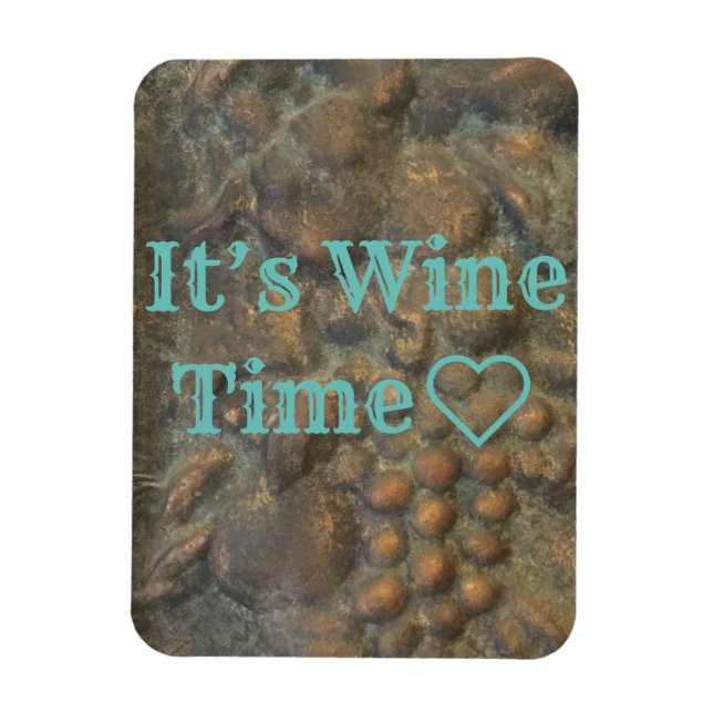 “It’s Wine Time” Magnet (Vertical)