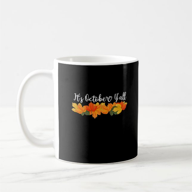 It’s Y’all Cute Fall Creative Casual Coffee Mug (Left)