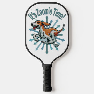 It’s Zoomie Time American Fox Hound Pickleball Paddle