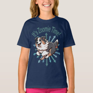 It’s Zoomie Time Australian Shepherd T-Shirt