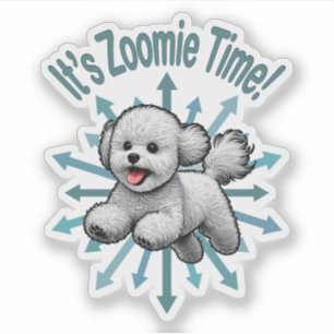 It’s Zoomie Time Bichon Frise