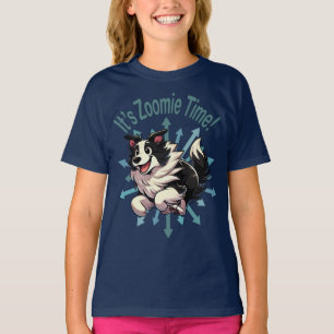 It’s Zoomie Time Border Collie T-Shirt