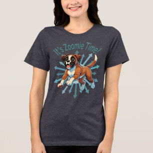 It’s Zoomie Time Boxer Tri-Blend Shirt