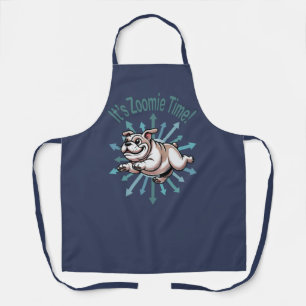 It’s Zoomie Time Bulldog Apron