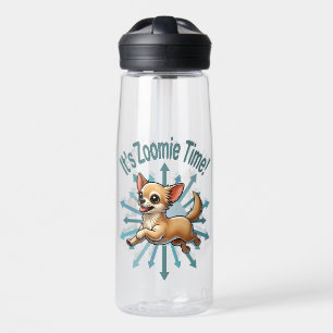It’s Zoomie Time Chihuahua Water Bottle