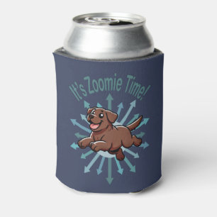 It’s Zoomie Time Chocolate Lab Can Cooler