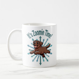 It’s Zoomie Time Chocolate Lab Coffee Mug