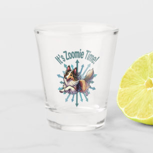 It’s Zoomie Time Collie Shot Glass
