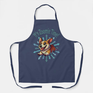 It’s Zoomie Time Corgi Apron