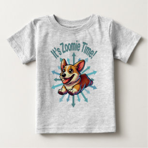 It’s Zoomie Time Corgi Baby T-Shirt